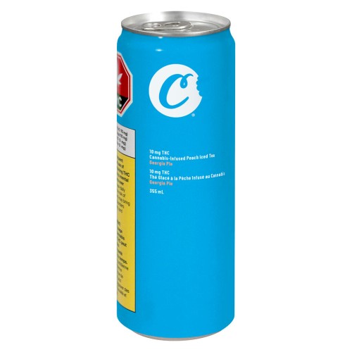 Close up of a Cook x Green Monké Georgia Pie cannabis beverage can