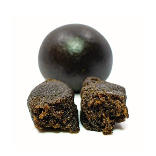 Close up of Vortex Cannabis Afghan Black Pressed hash